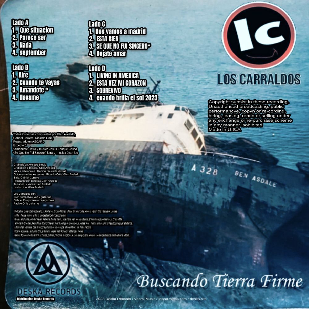 Los Carraldos Buscando Tierra Firme Doble Disco Vinyl