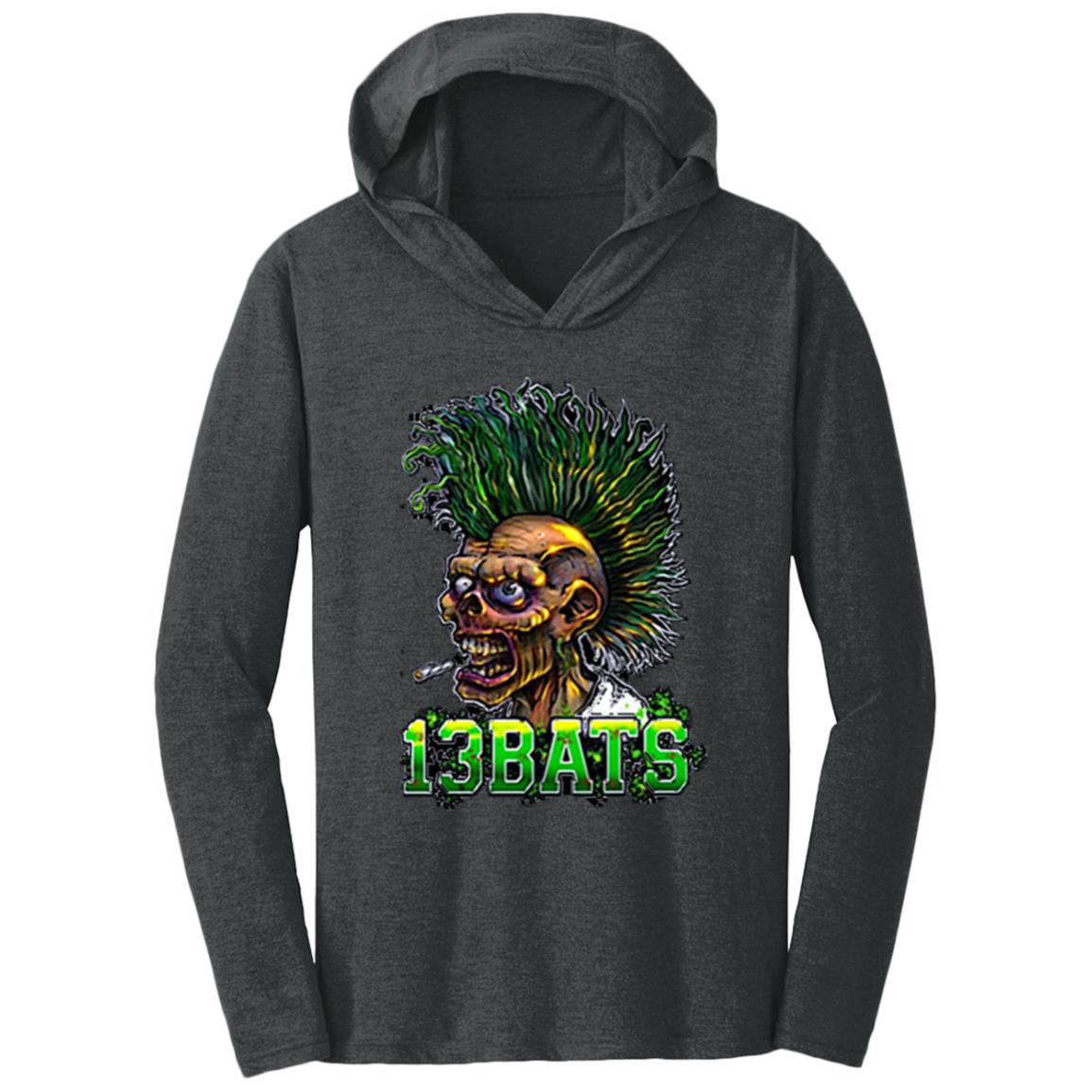 13 Bats Punk Triblend T-Shirt Hoodie
