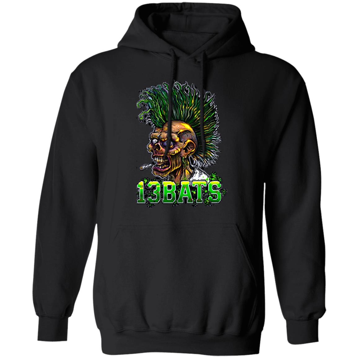 13 Bats Punk Pullover Hoodie