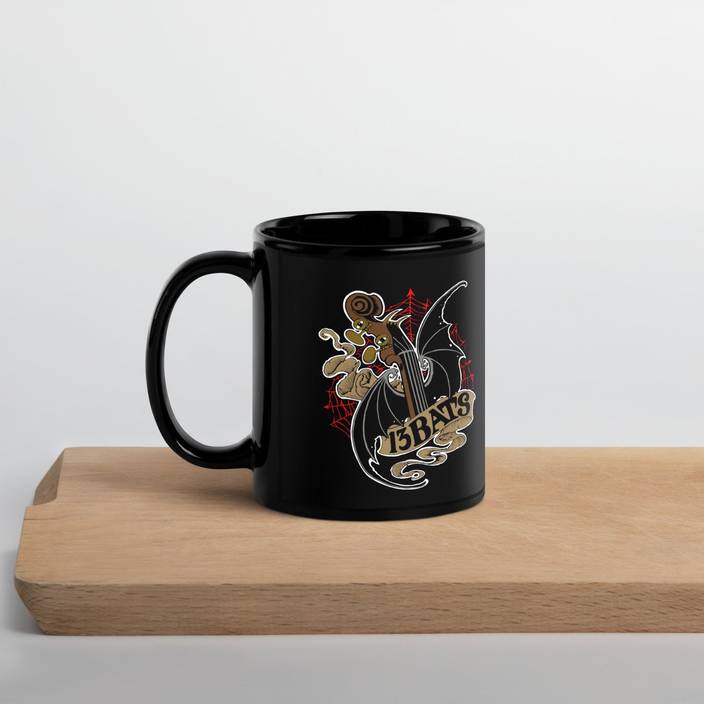 13 Bats Wins and Doublebass Black Mug