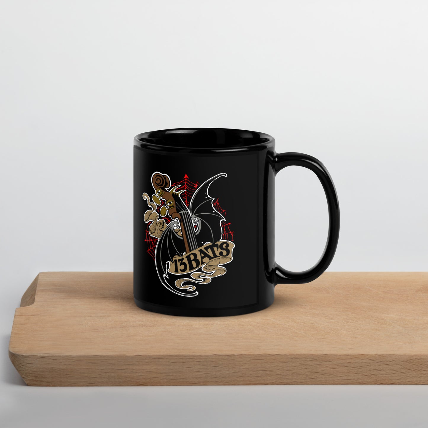 13 Bats Wins and Doublebass Black Mug