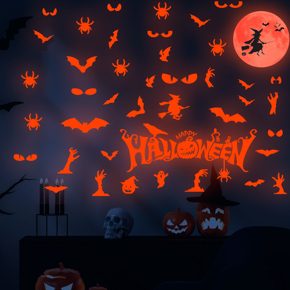 Halloween Nightglow PVC Stickers