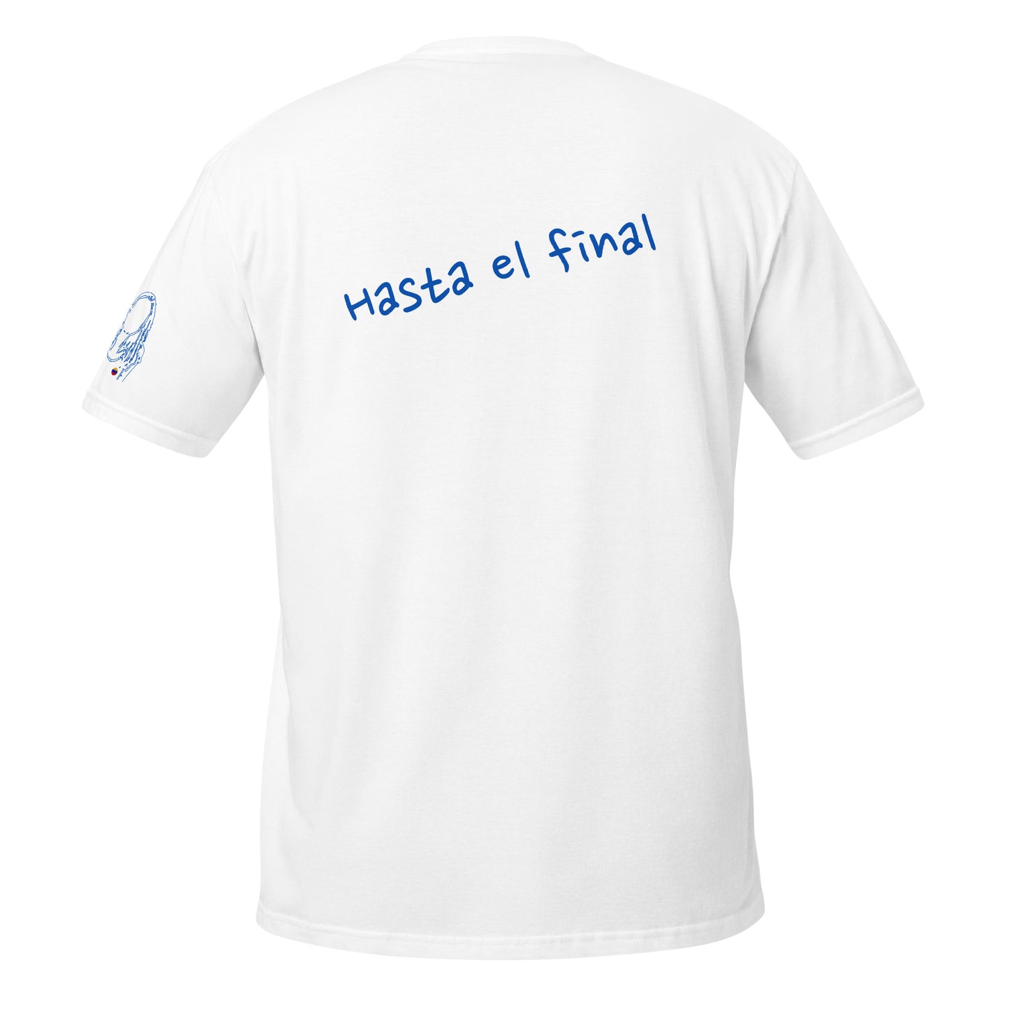Camiseta manga corta Venezuela hasta el final blanco