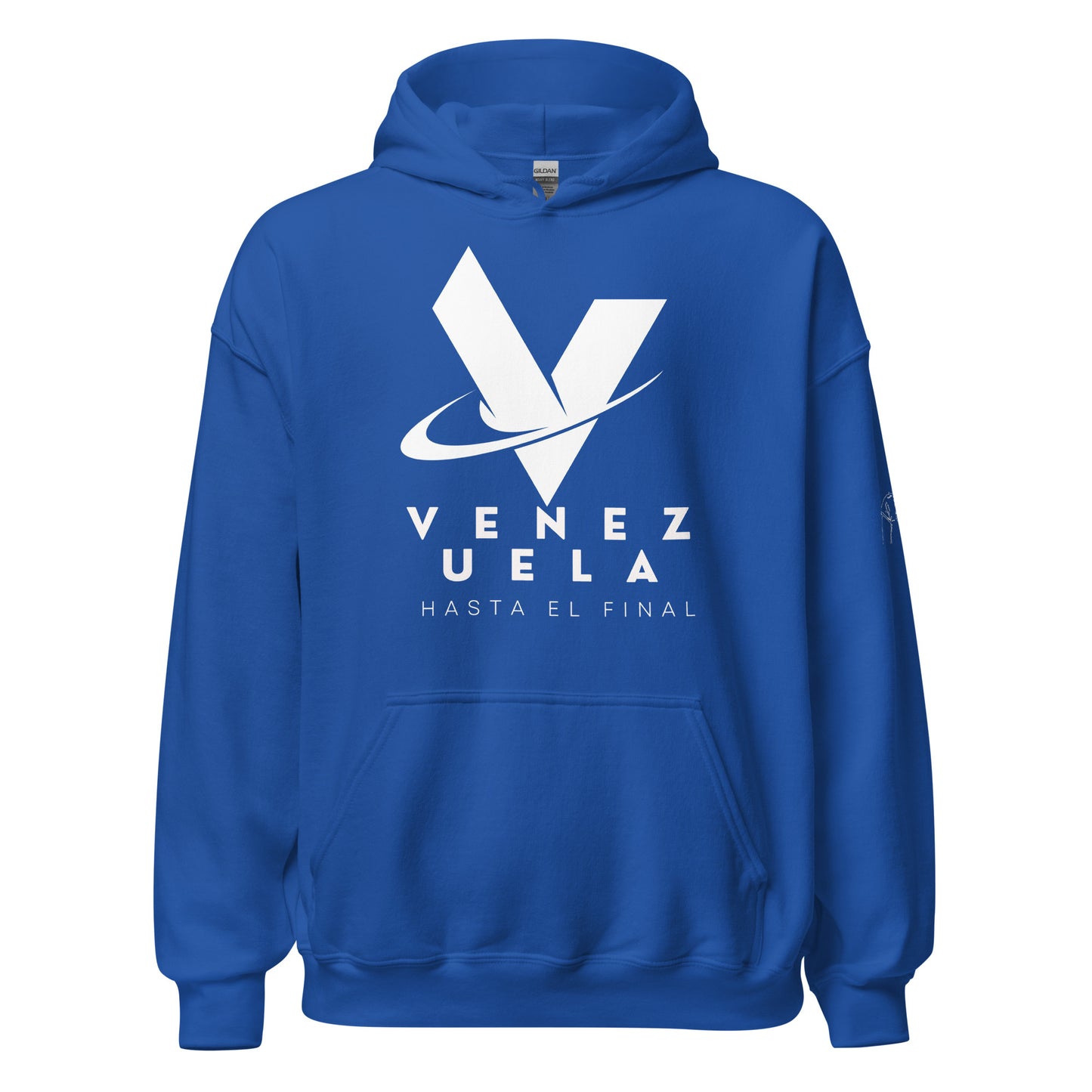 Sudadera con capucha Venezuela hasta el final con Maria Coria
