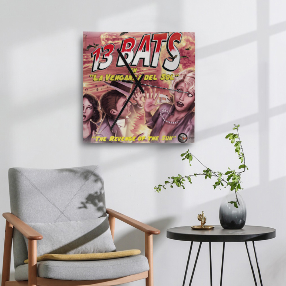 13 Bats La Venganza del Sol Wall Clock