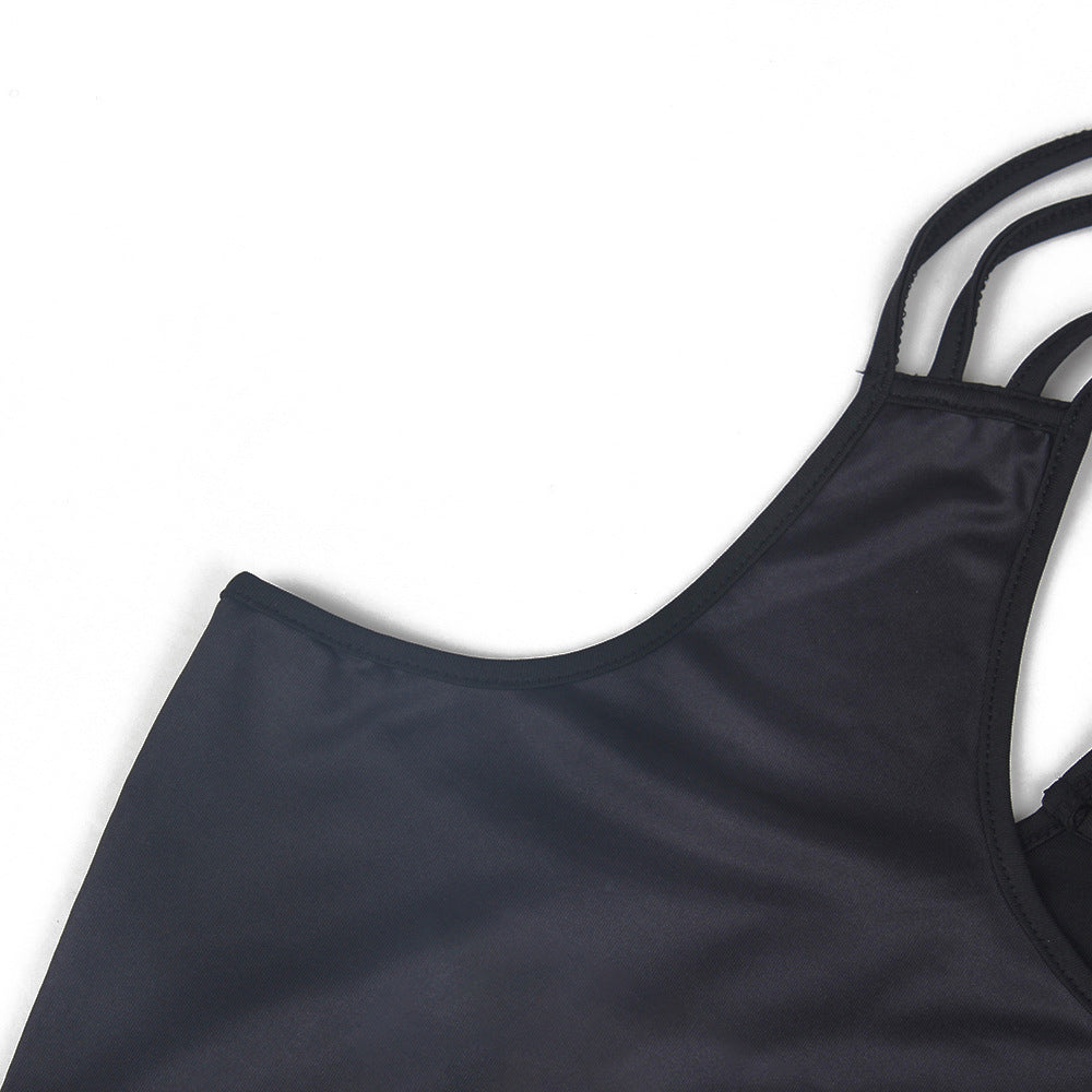 Women's Star Criss Cross Back Tank Top