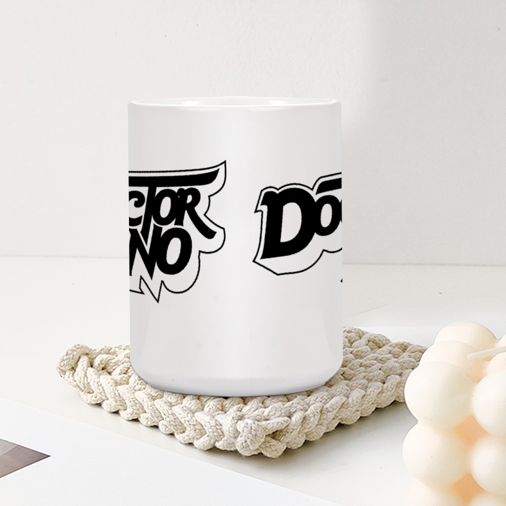Doctor No White Ceramic Coffee Mug