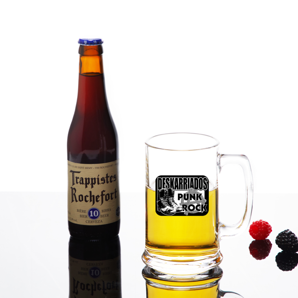 Deskarriados Punk Rock Beer Glass 13 oz