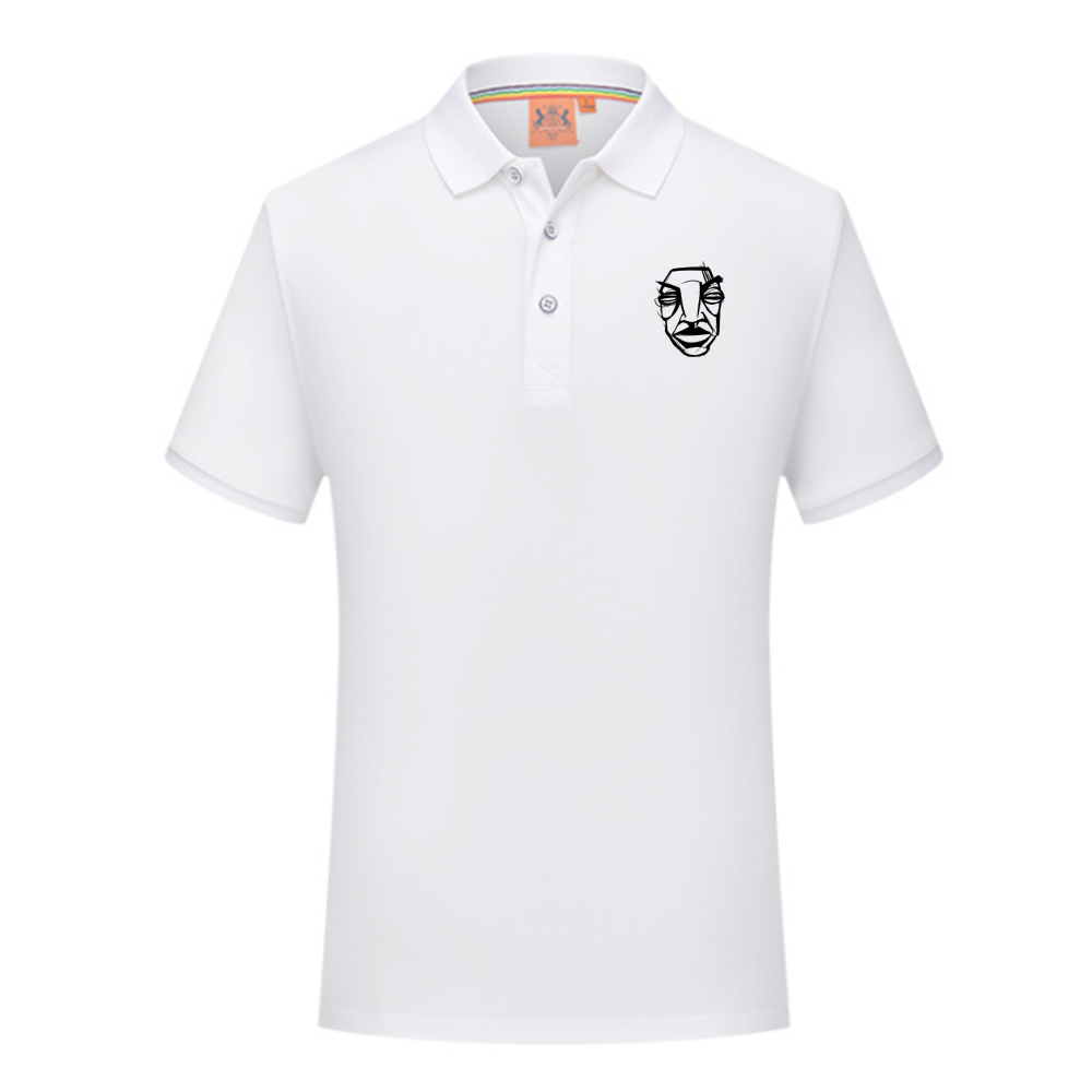 Buisy Men's White Classic Polo Shirt