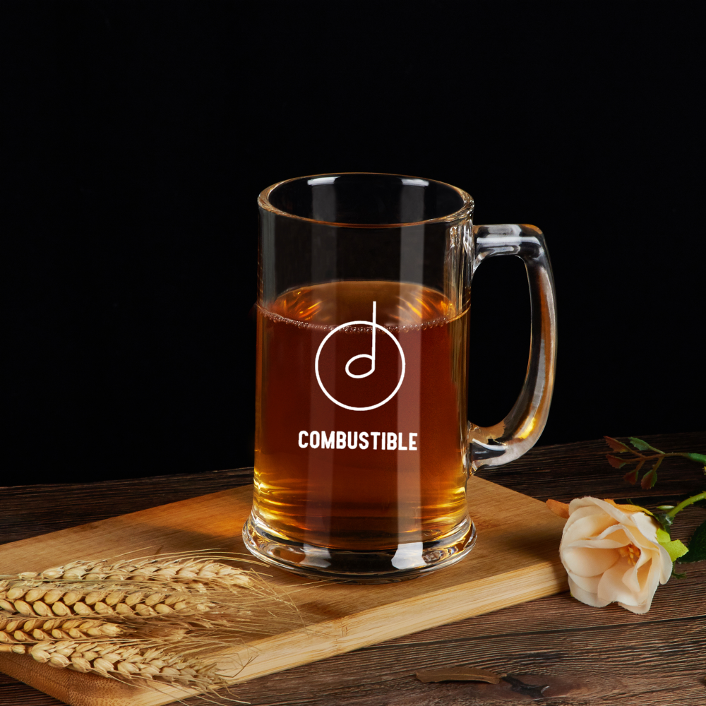 Combustible Beer Glass 13 oz