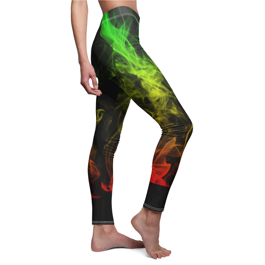 Fashion Lion Abstract Four Women's Casual Leggings