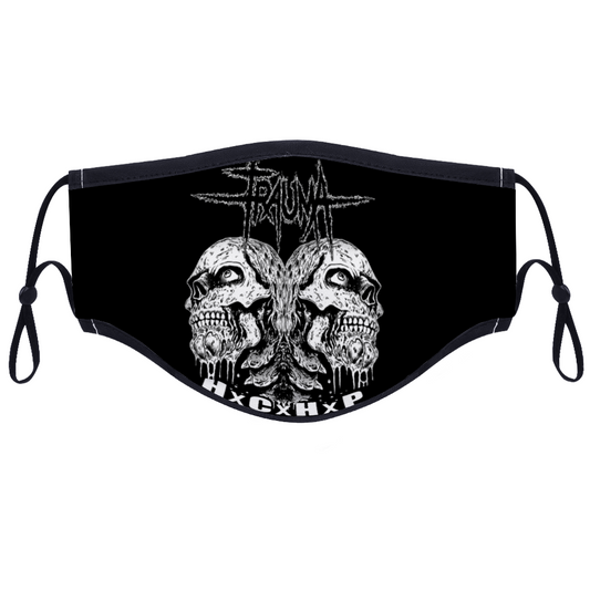 Trauma Skulls Adjustable Face Cover with Two Filters Non-medical