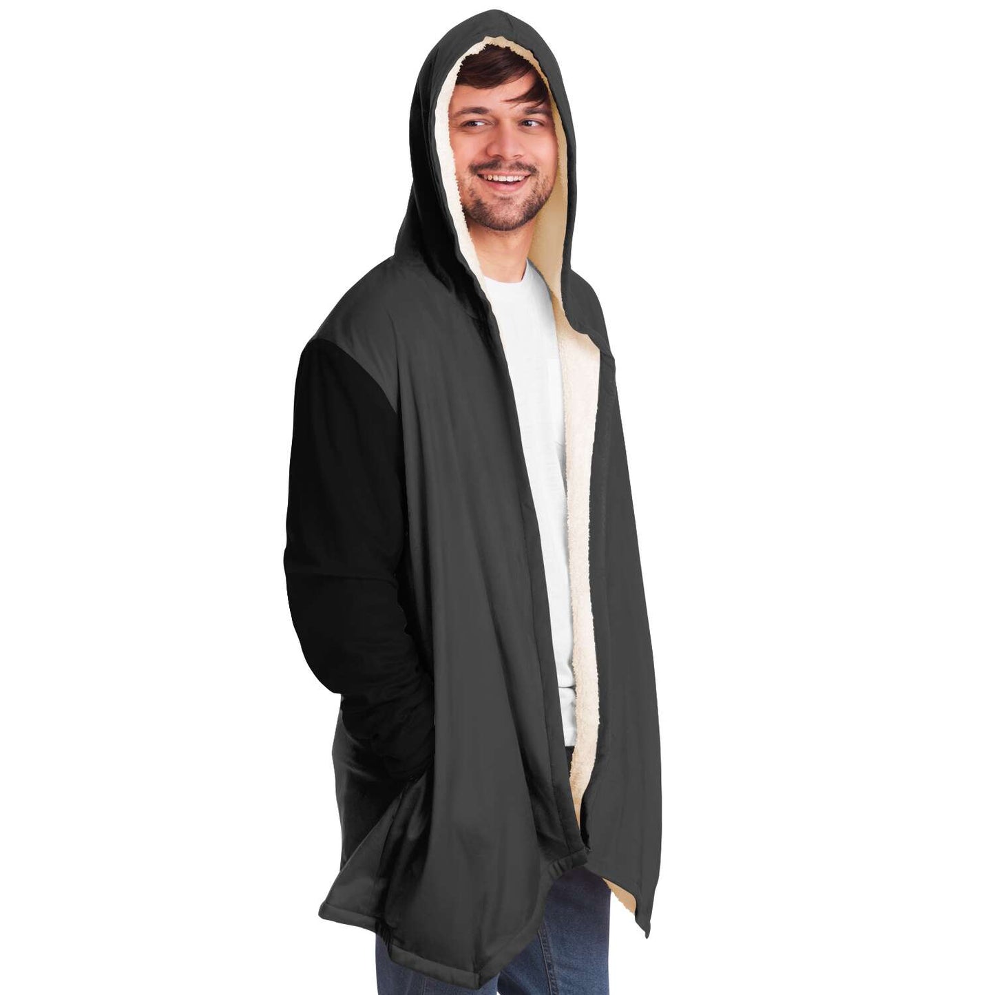 DESKA Clothing Microfleece Cloak Sport Grey