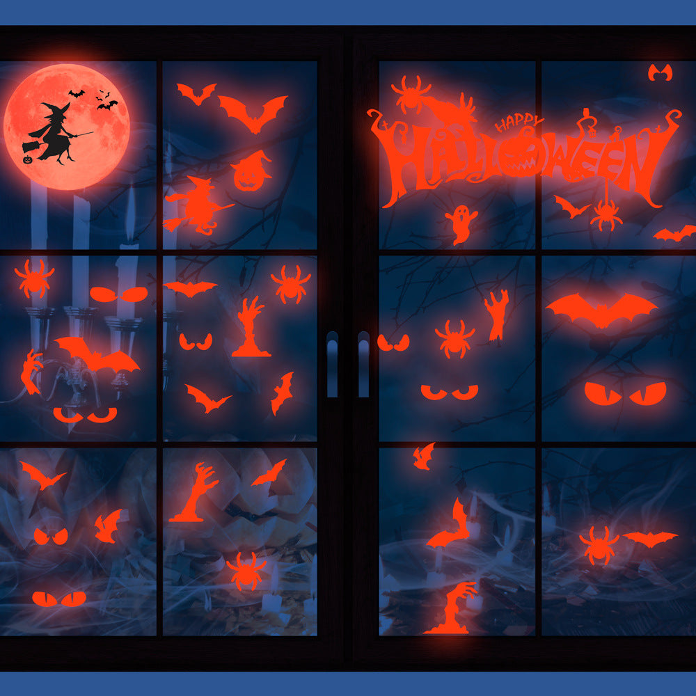 Halloween Nightglow PVC Stickers