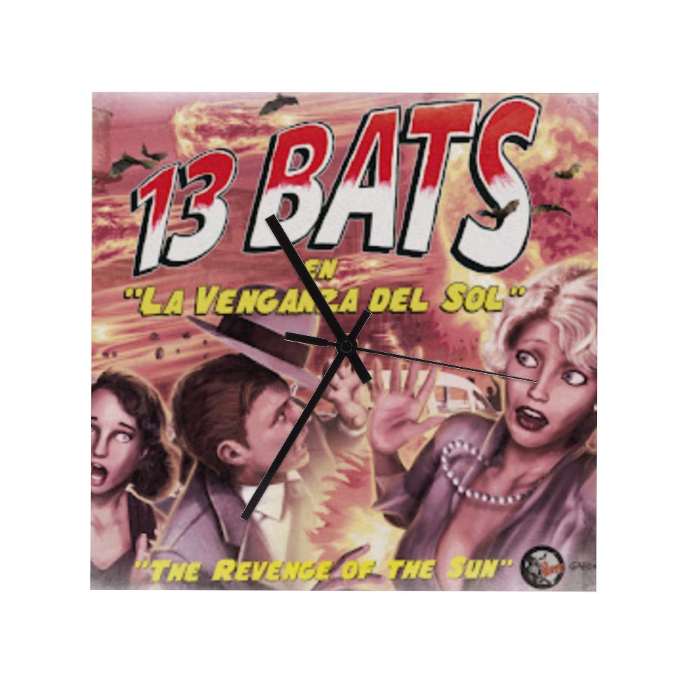 13 Bats La Venganza del Sol Wall Clock