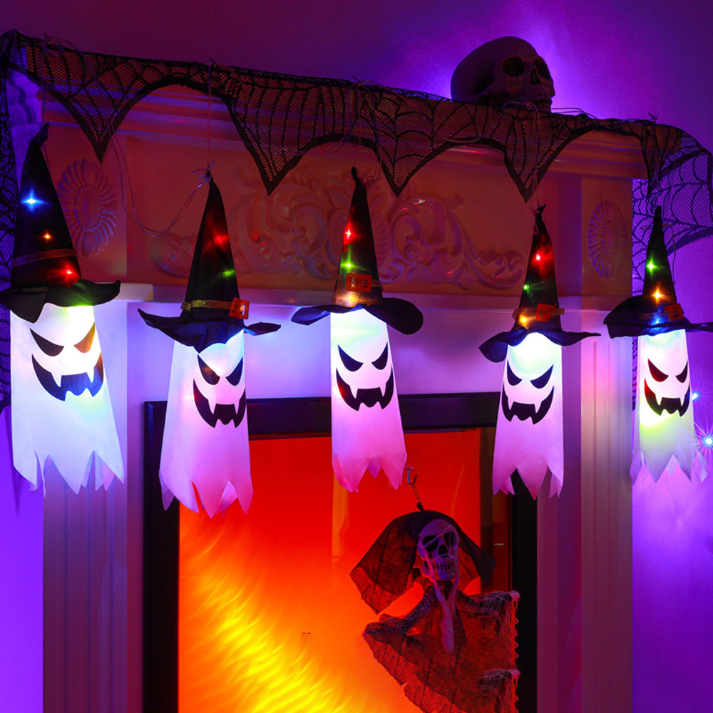 LED String Lights Ghost and Wizard