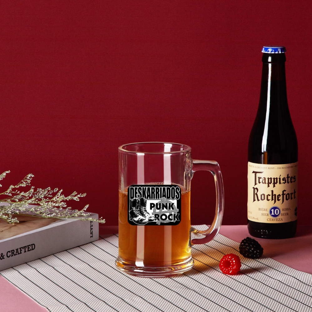 Deskarriados Punk Rock Beer Glass 13 oz