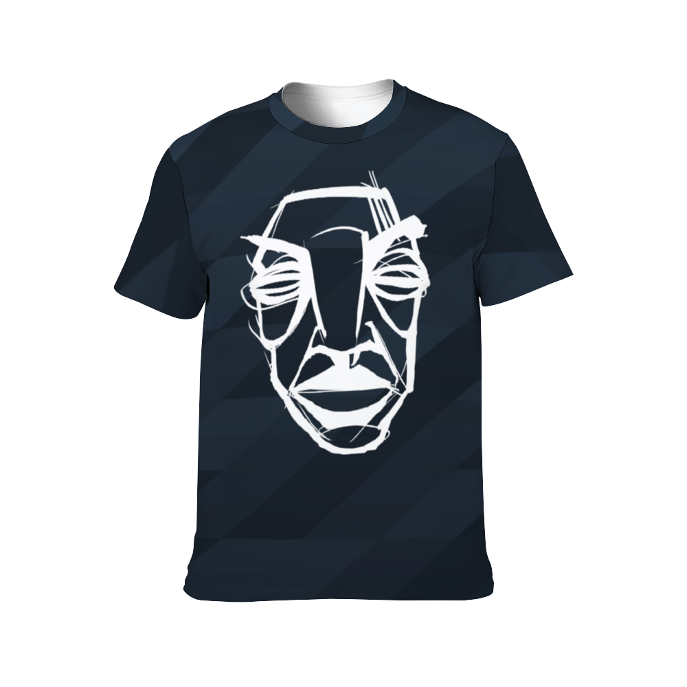 Buisy Black Gradient T-Shirt