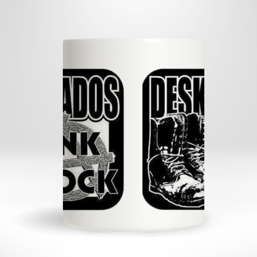 Deskarriados Multicolor Mug with Colored Handle