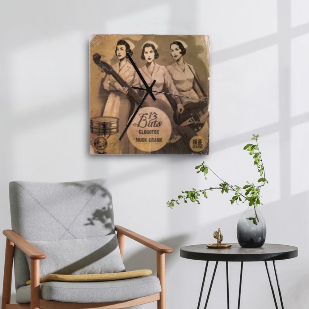 13 Bats Glootox China Edition Wall Clock
