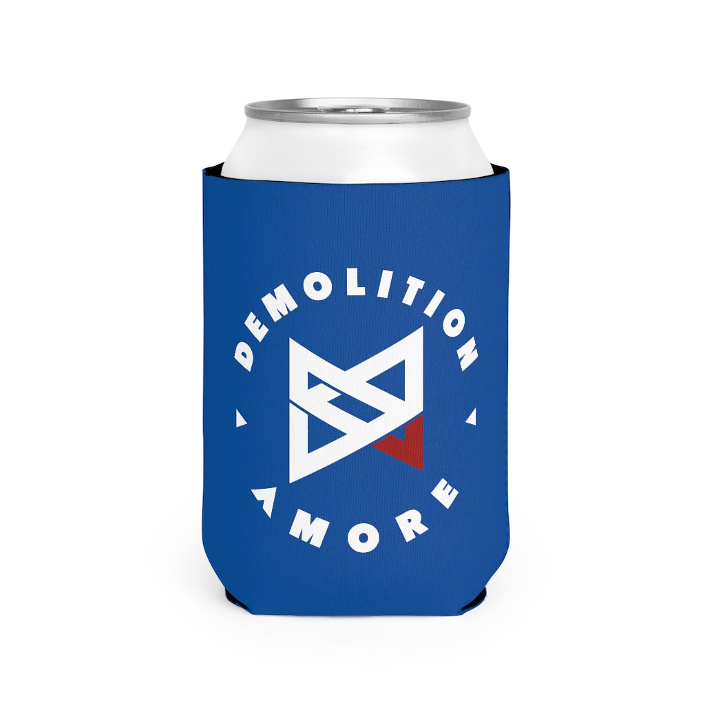 Demolition Amore Can Cooler Sleeve Blue