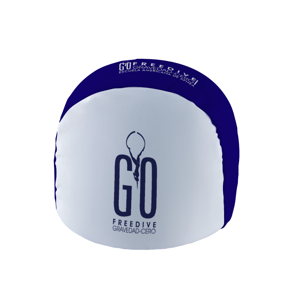 Freedive G0 White Blue Unisex Sports Swim Cap