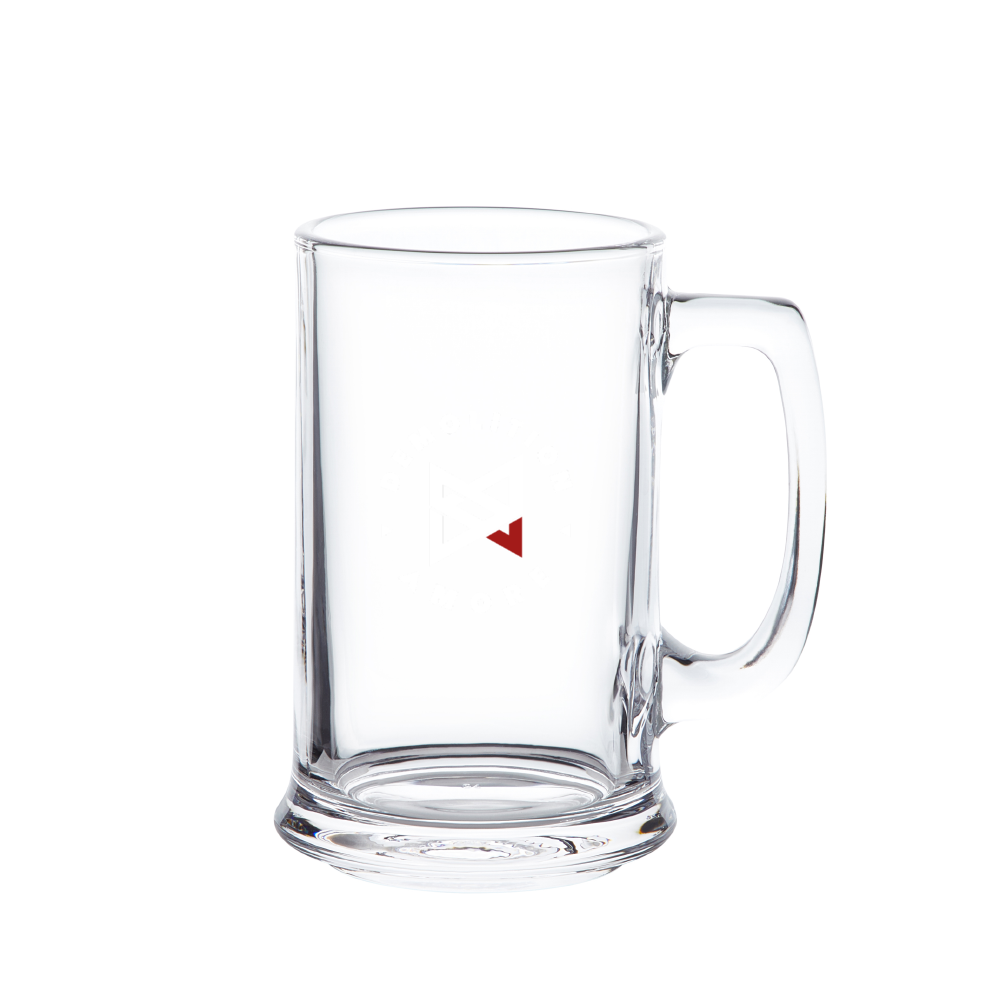 Demolition Amore round logo Beer Glass 13 oz