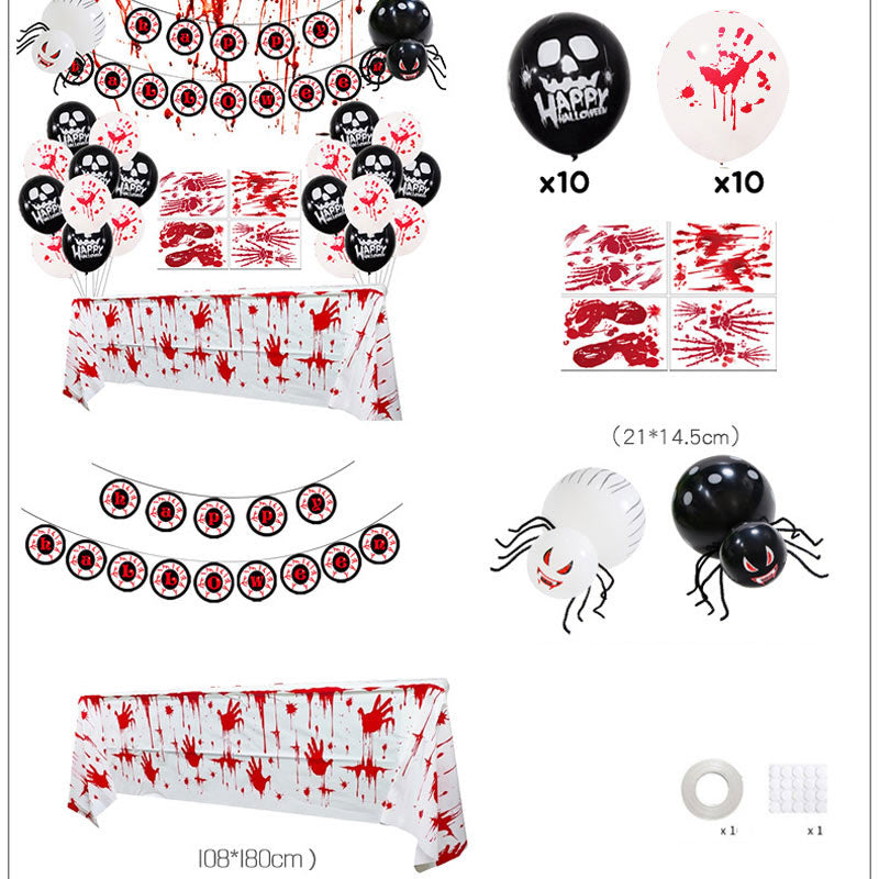 Halloween Spooky Party Balloons Set