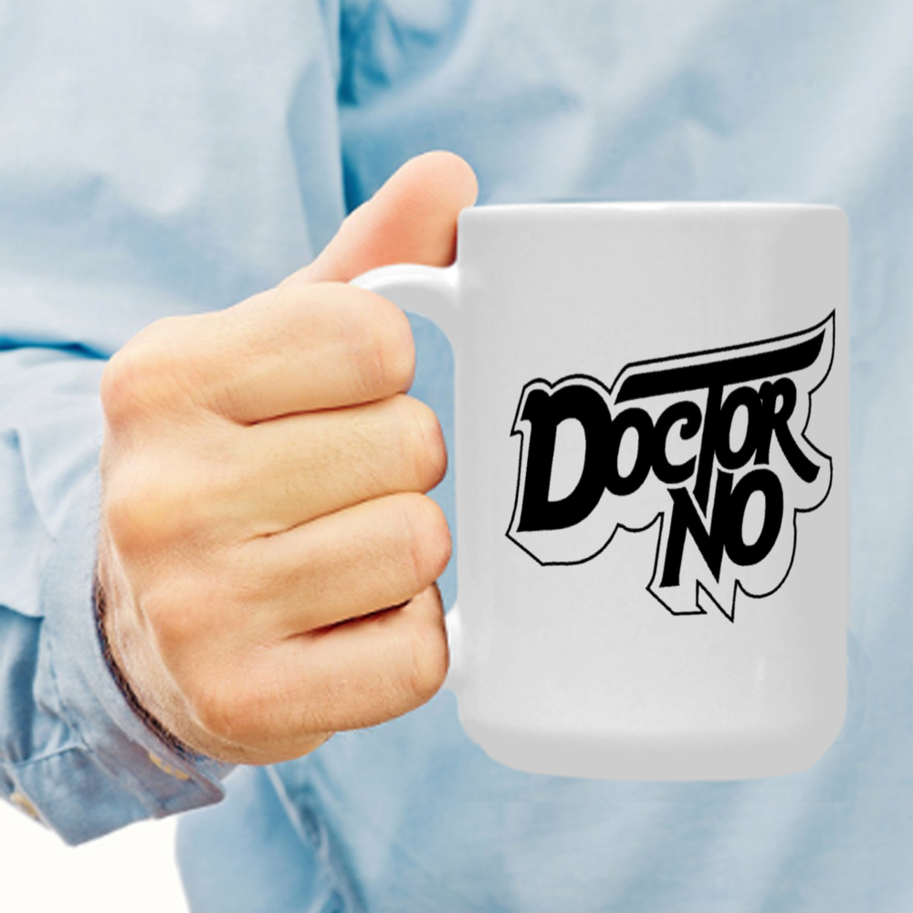 Doctor No White Ceramic Coffee Mug