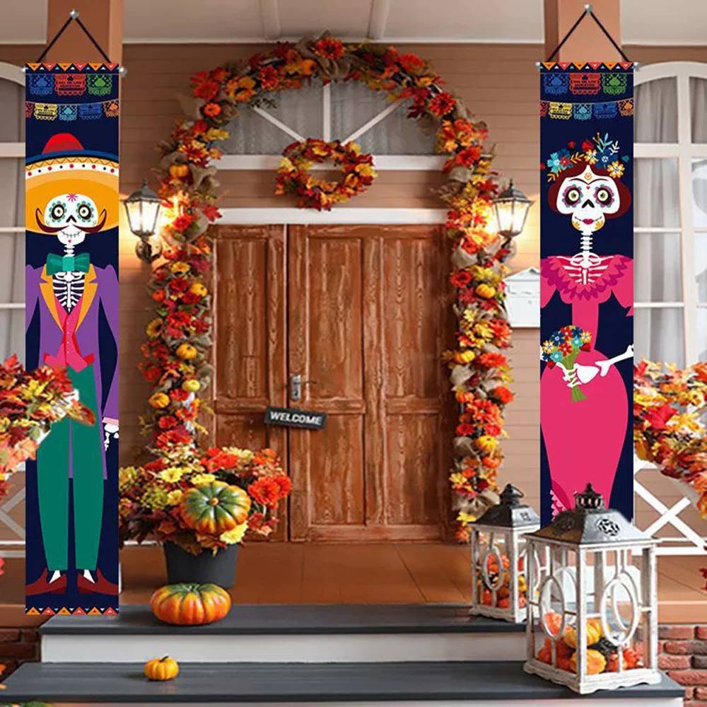 Halloween Skeleton Banner
