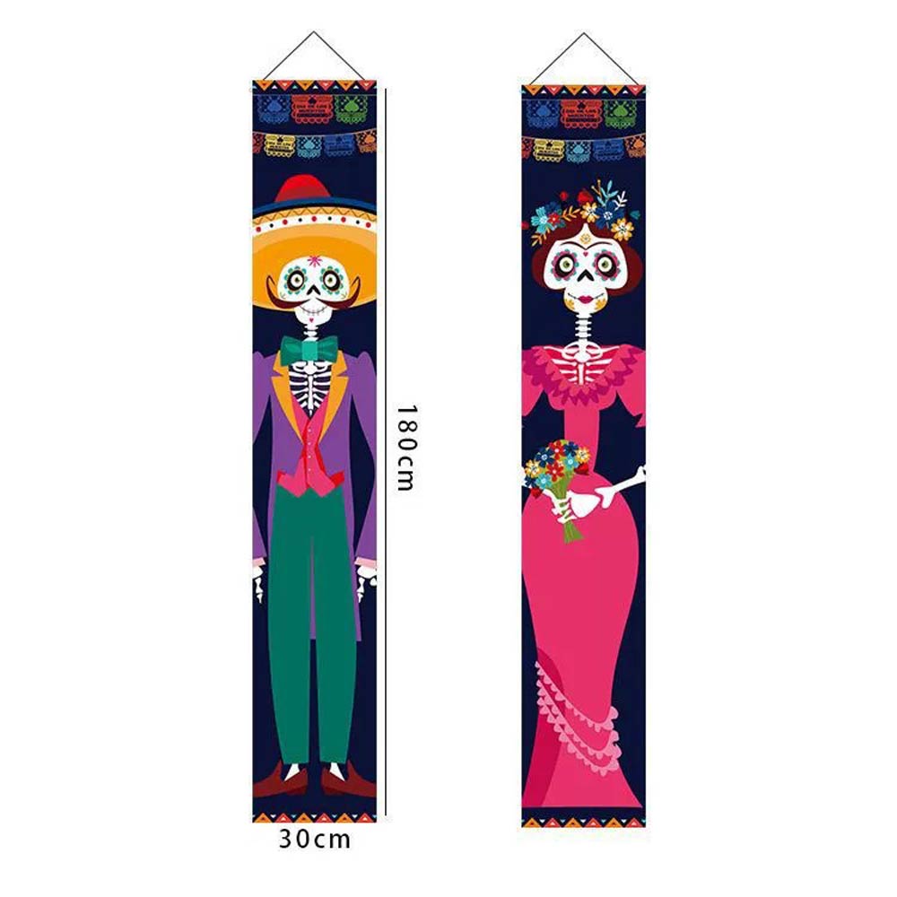 Halloween Skeleton Banner