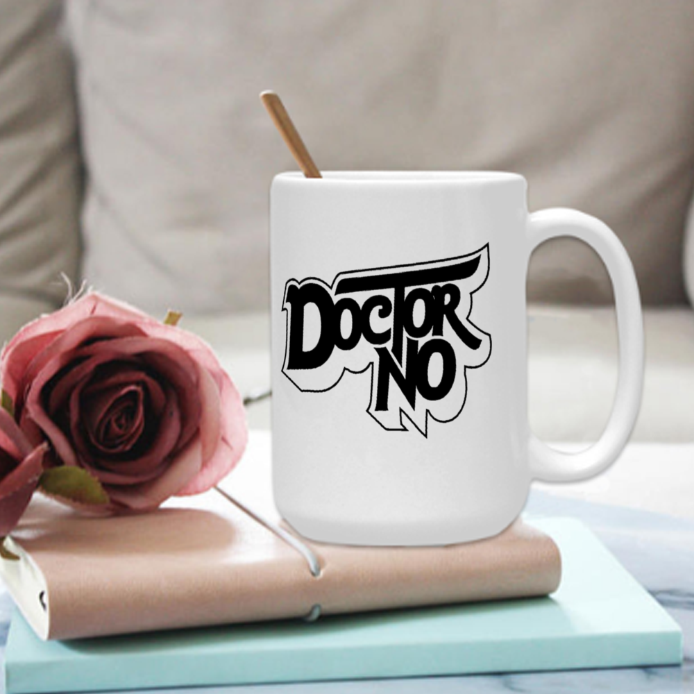 Doctor No White Ceramic Coffee Mug