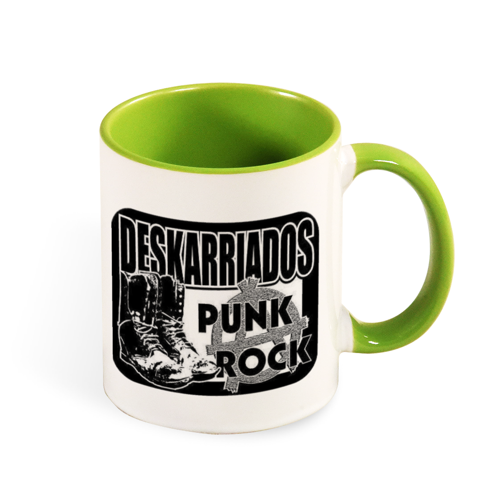 Deskarriados Multicolor Mug with Colored Handle