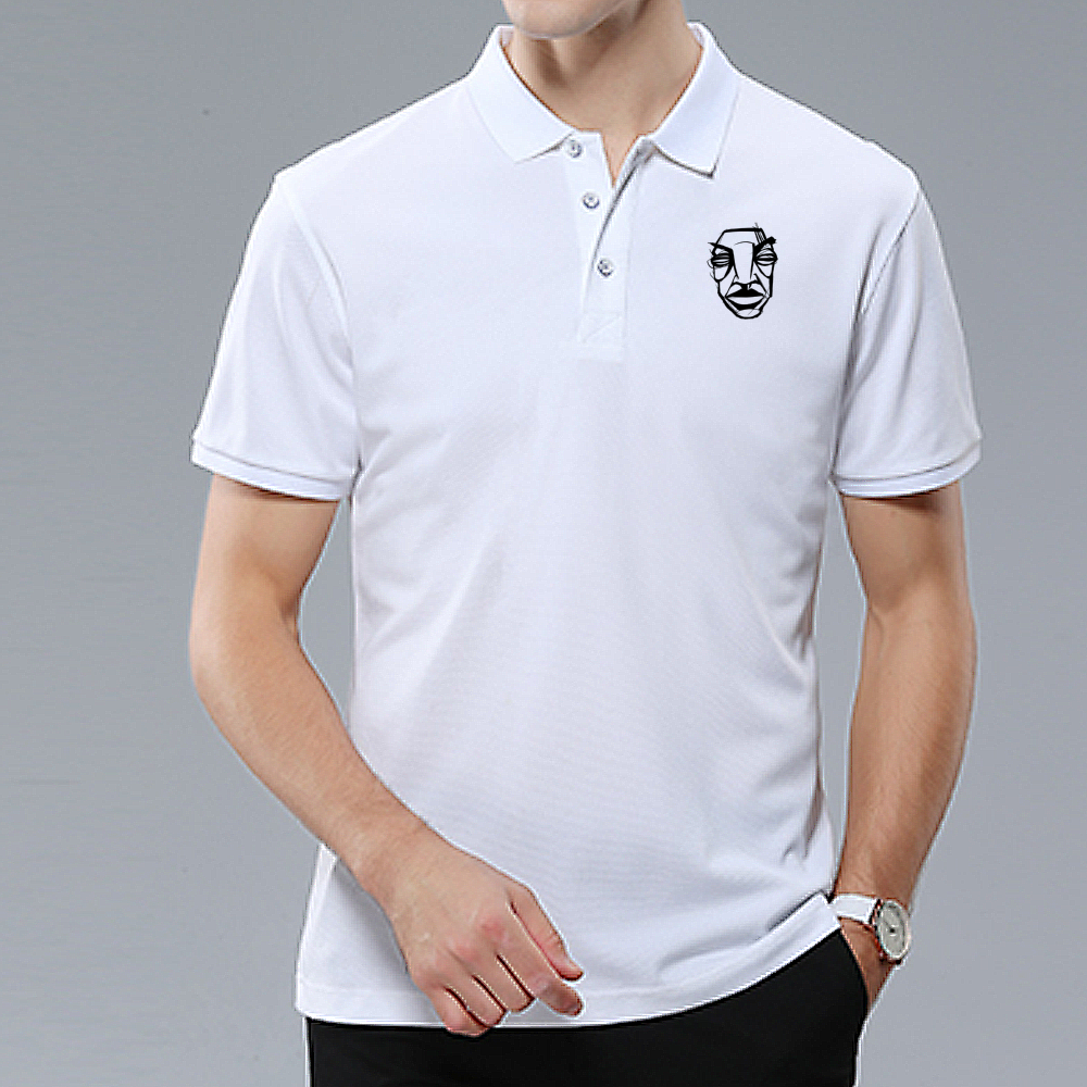 Buisy Men's White Classic Polo Shirt