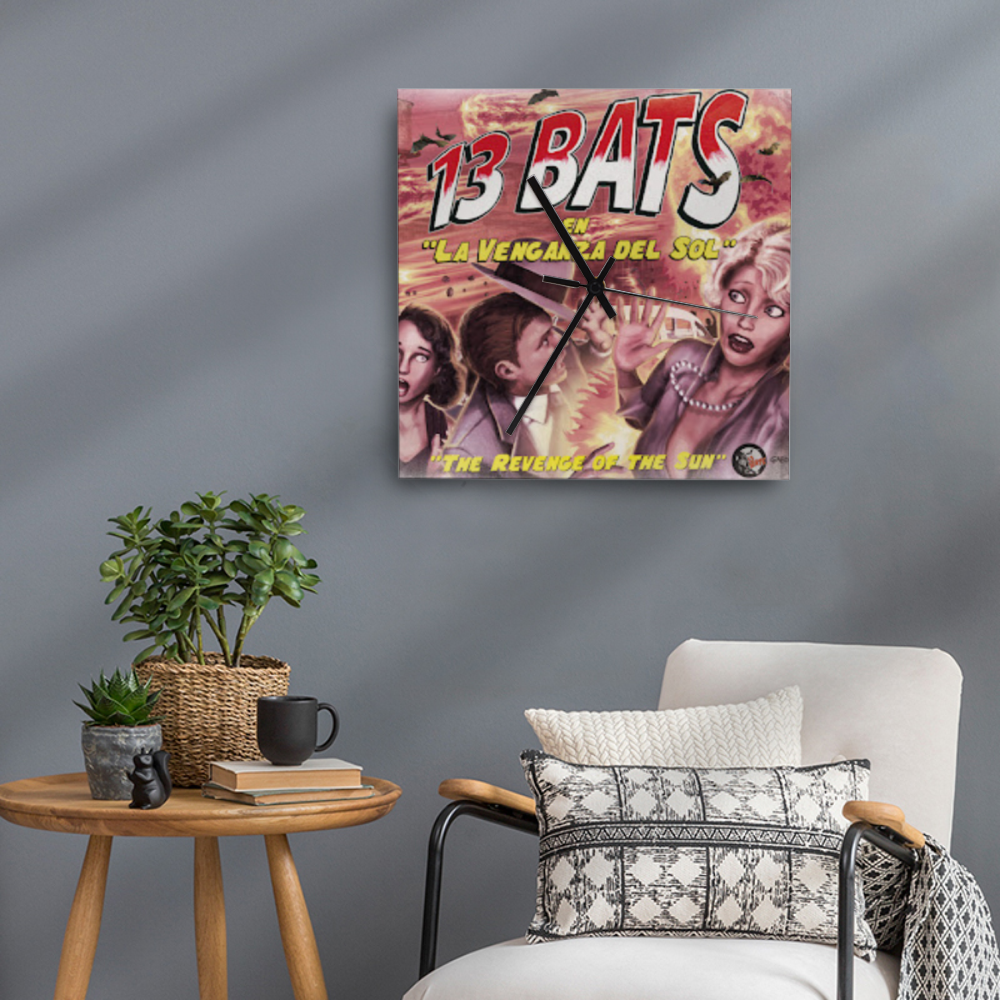 13 Bats La Venganza del Sol Wall Clock
