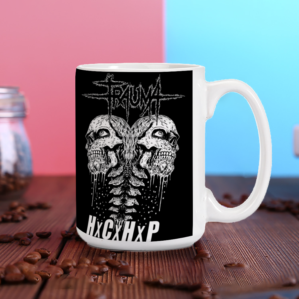 Trauma Skulls Coffee Mug 15 Oz