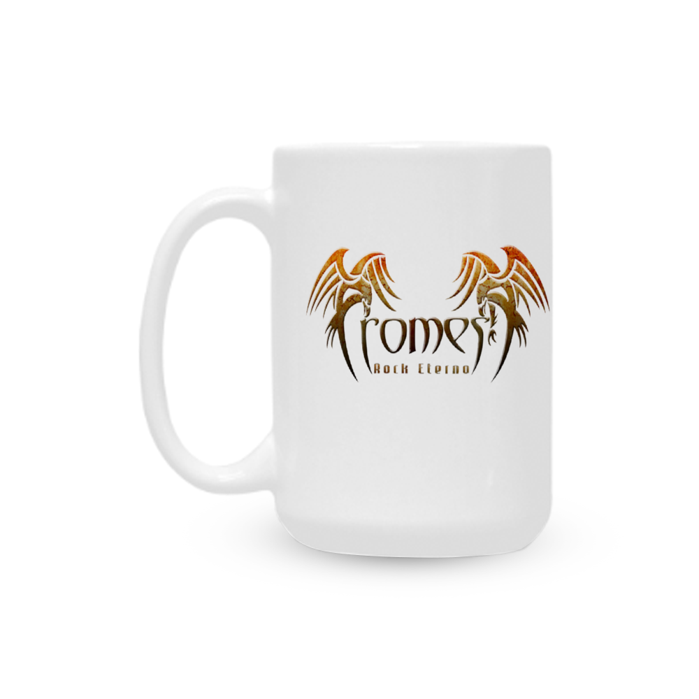 Promesa White Ceramic Coffee Mug 15 Oz