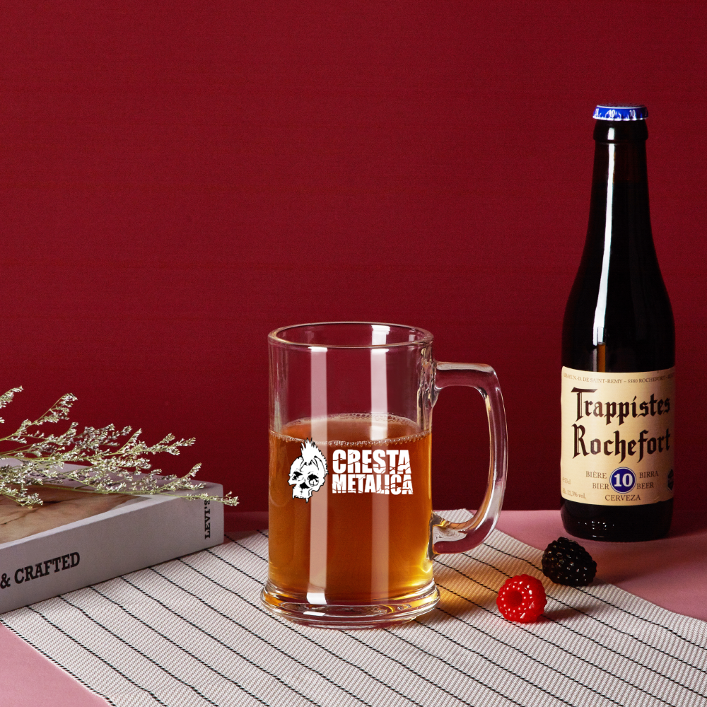 Cresta Metalica Beer Glass