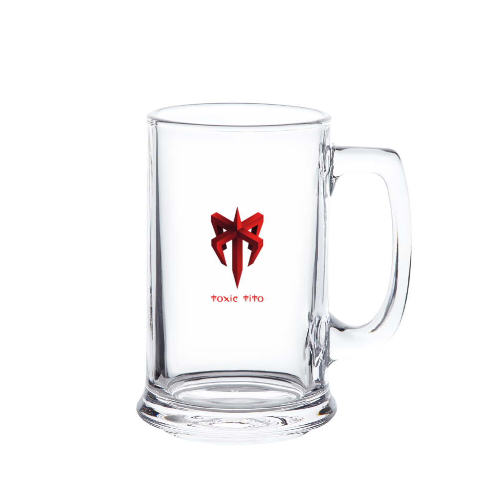 Toxic Tito Beer Glass 13 oz