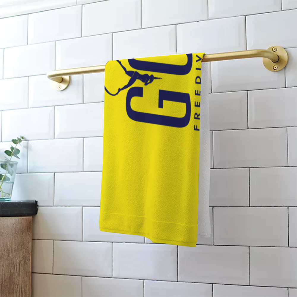Freedive G0 Yellow Blue Bath Towel