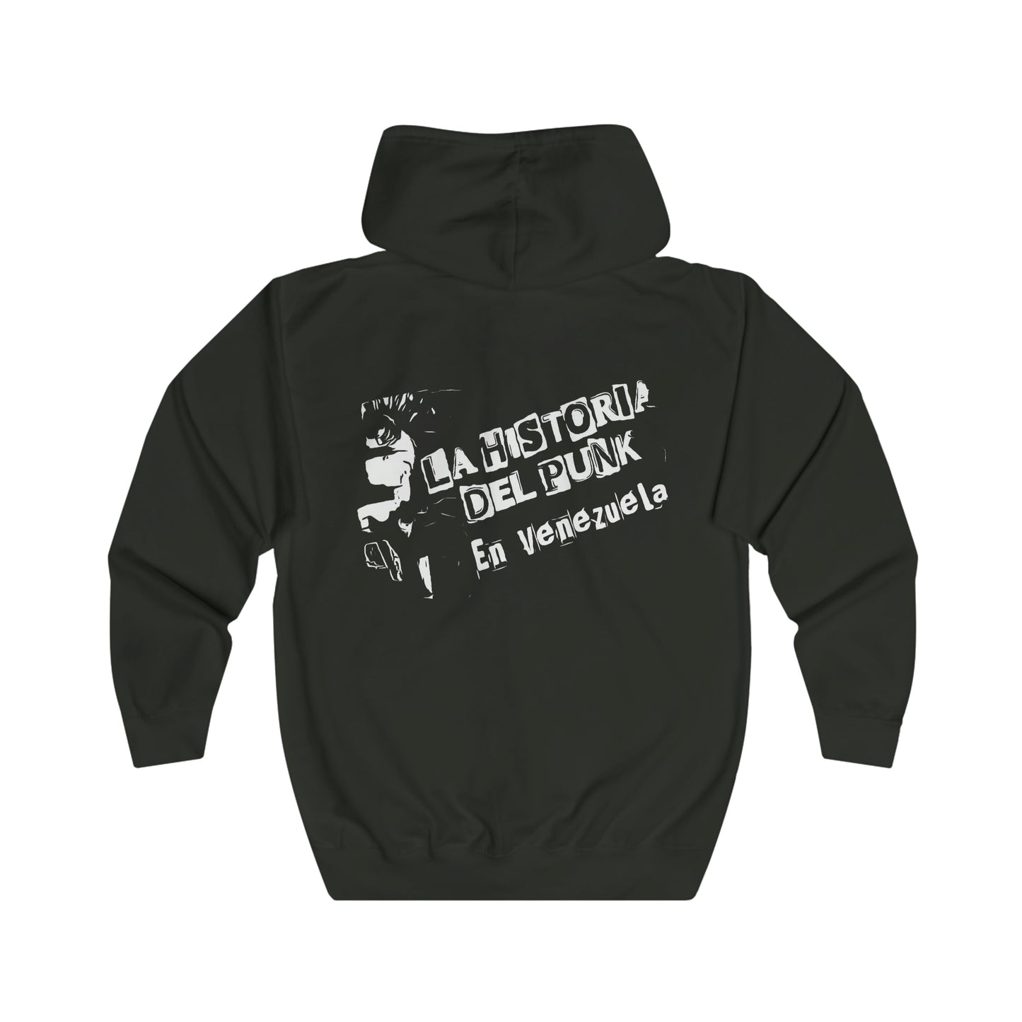 Documental La Historia del Punk en Venezuela Full Zip Hoodie