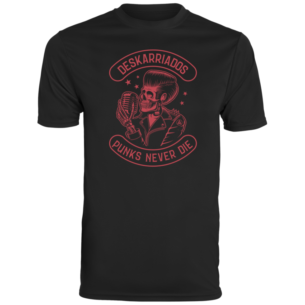 Deskarriados PND Wicking Tee Cherry