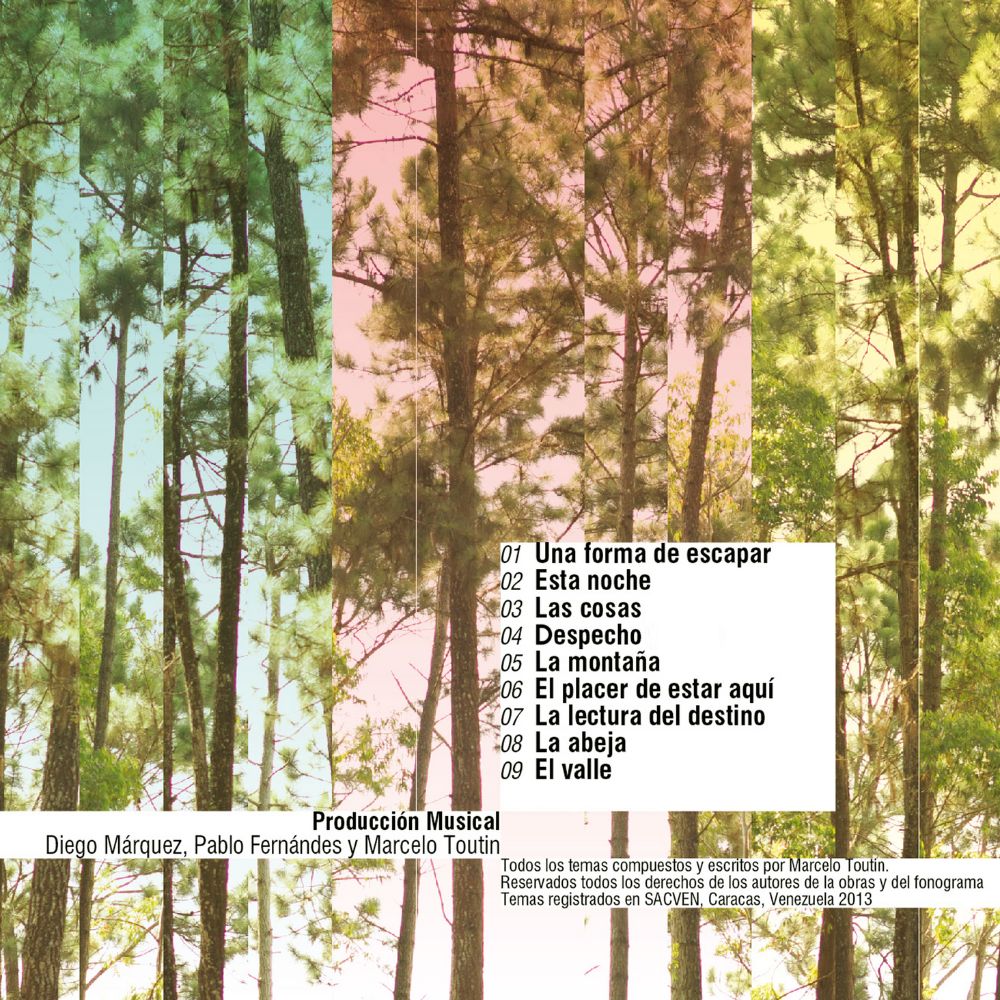 Disco Vinilo El Placer de Estar Aquí Marcelo Toutin