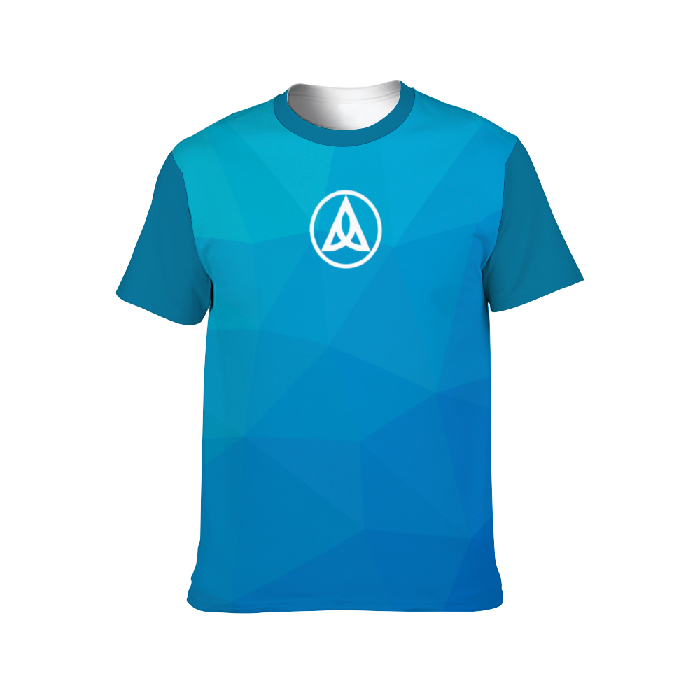 Blue Polygon T-Shirt