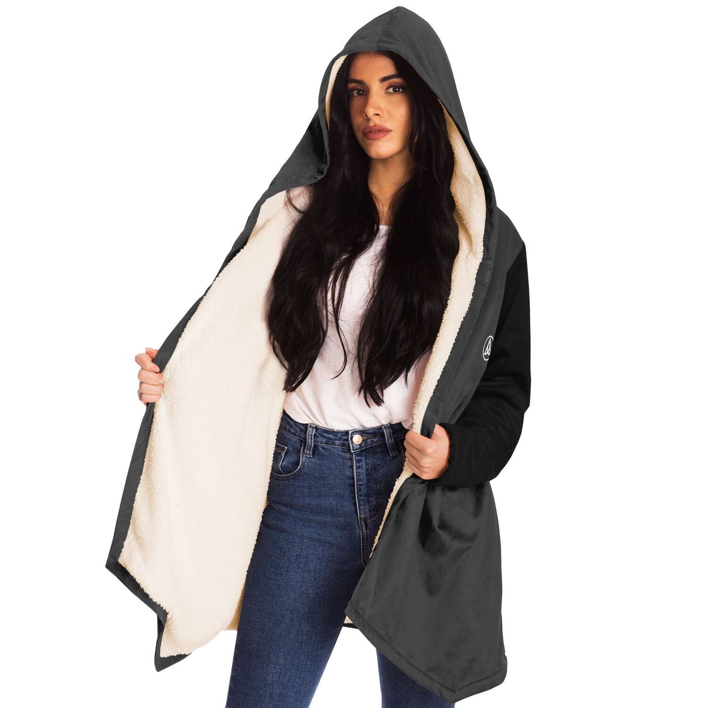 DESKA Clothing Microfleece Cloak Sport Grey