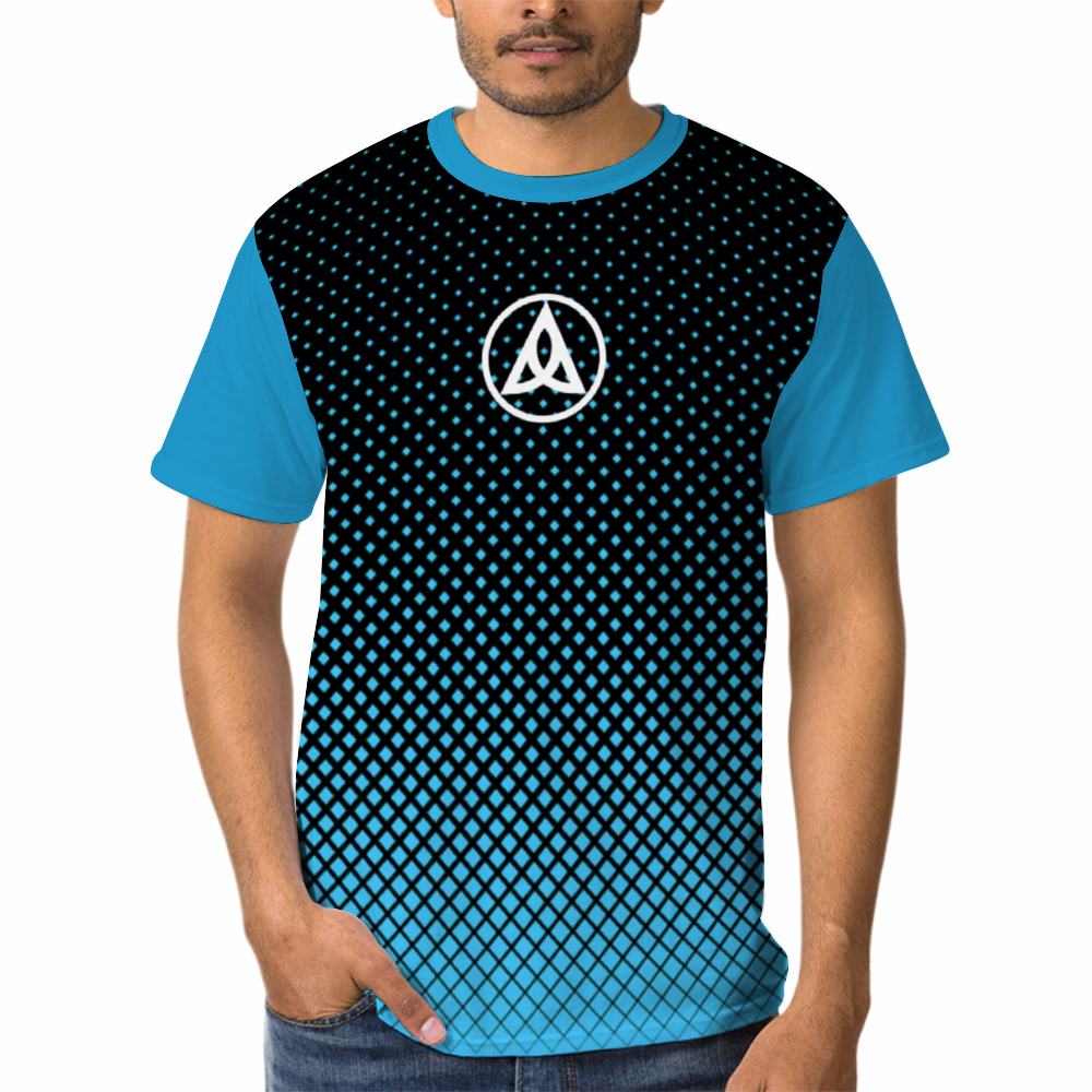 Deska Abstract Polygon Blue T-Shirt
