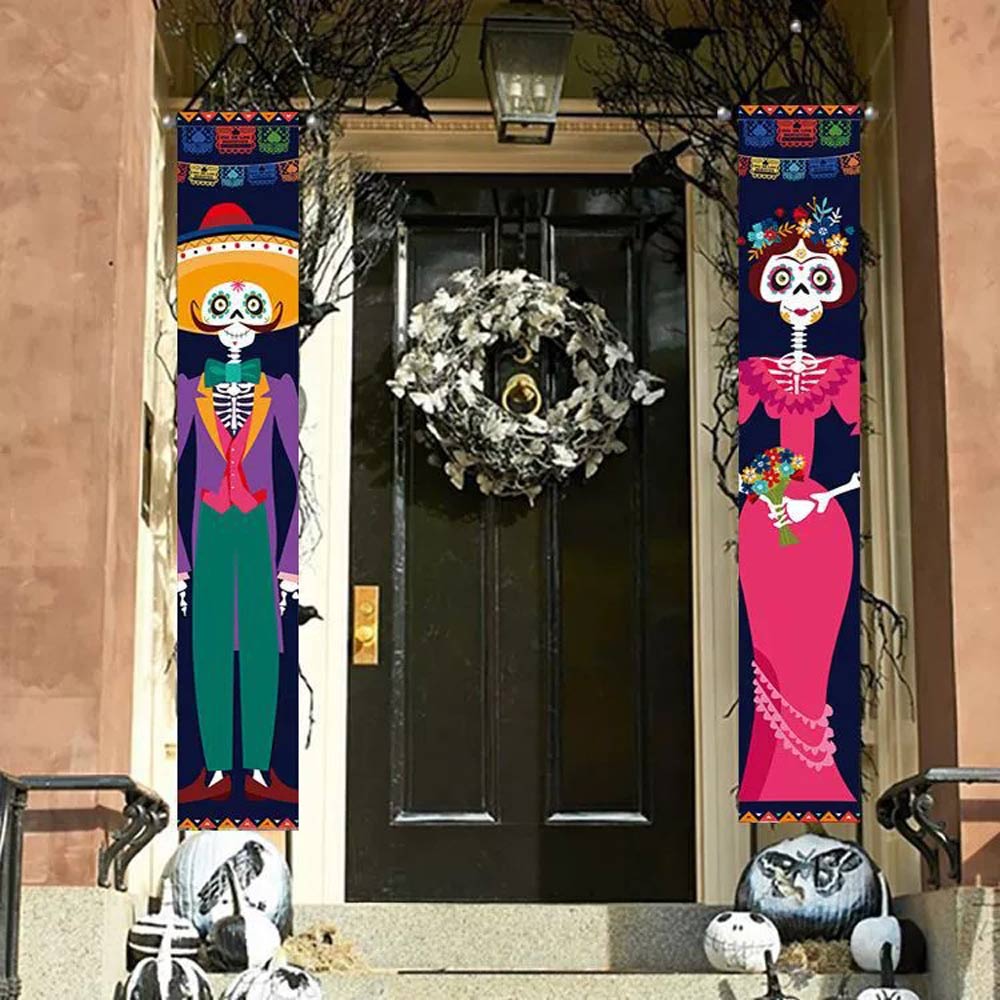 Halloween Skeleton Banner