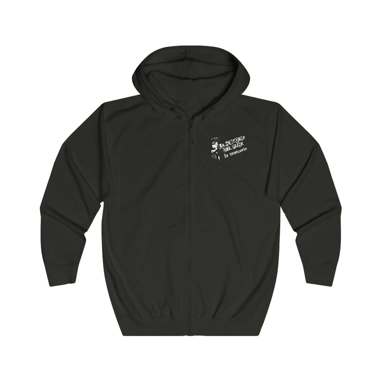 Documental La Historia del Punk en Venezuela Full Zip Hoodie