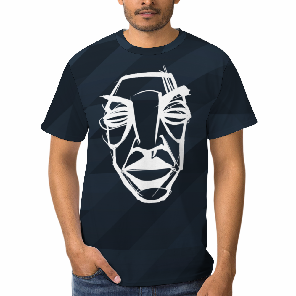 Buisy Black Gradient T-Shirt
