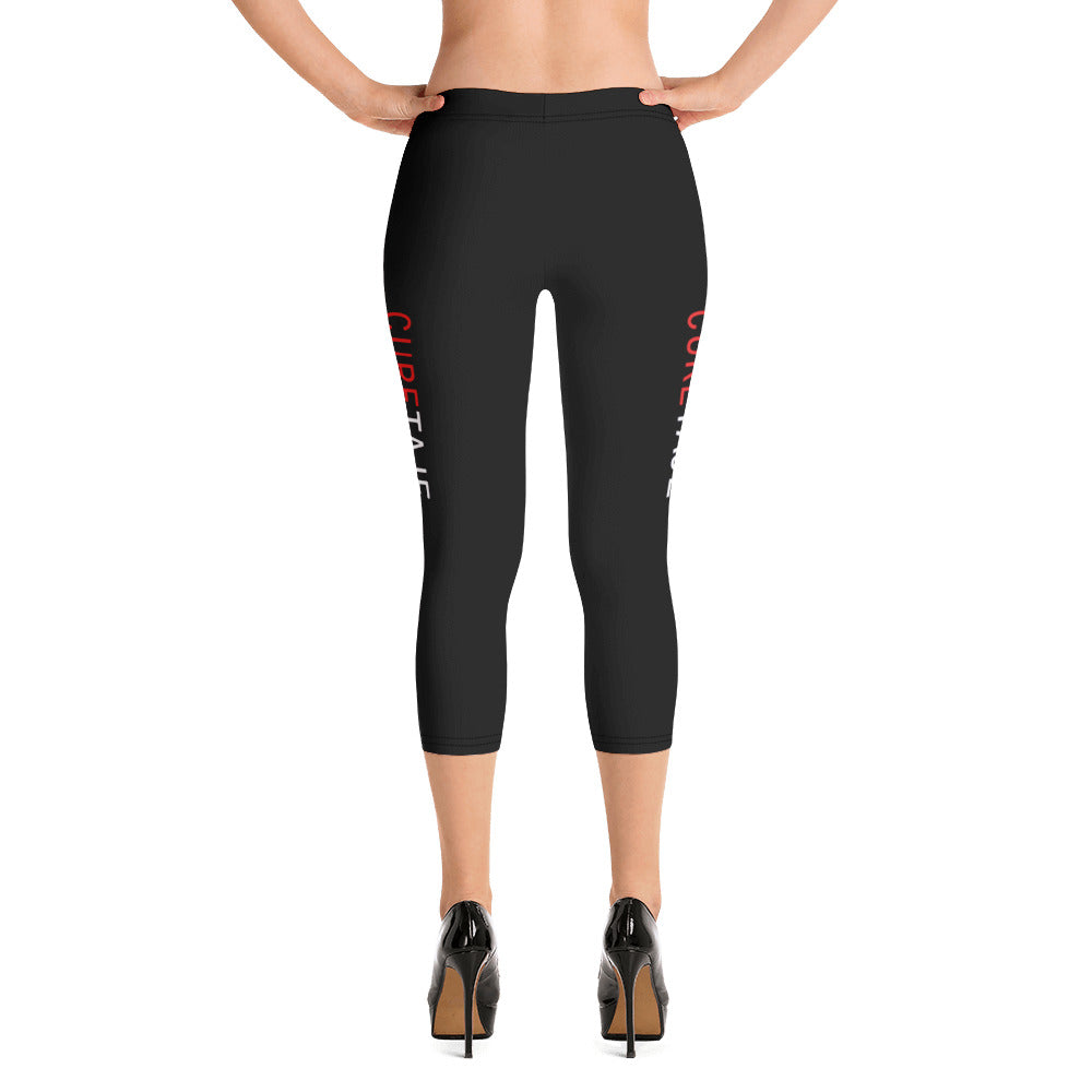 Curetaje Black Capri Leggings